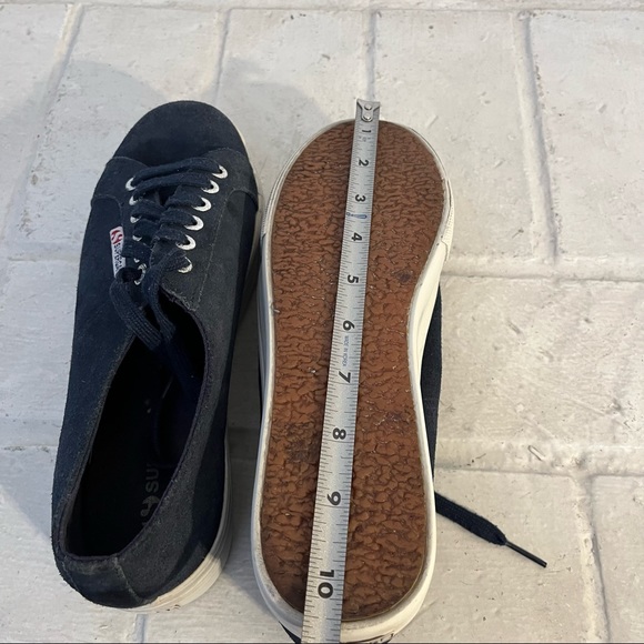 Superga Navy Classic Sneakers Size 9 - Picture 10 of 10